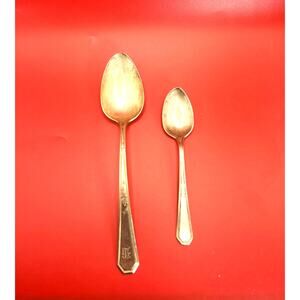 Vtg 20s International Silver Mayfair Tea/Tablespoon WM Rogers & Son Silverplate